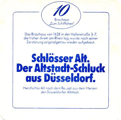dsseldorf d-nw schlsser edition 4a (quad185-10 brauhaus schiffchen-blau)